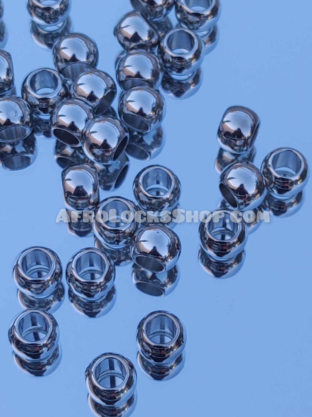 Lot de jolies perles pour dreadlocks couleur argenté ou doré spéciales cheveux-SQ7555219
