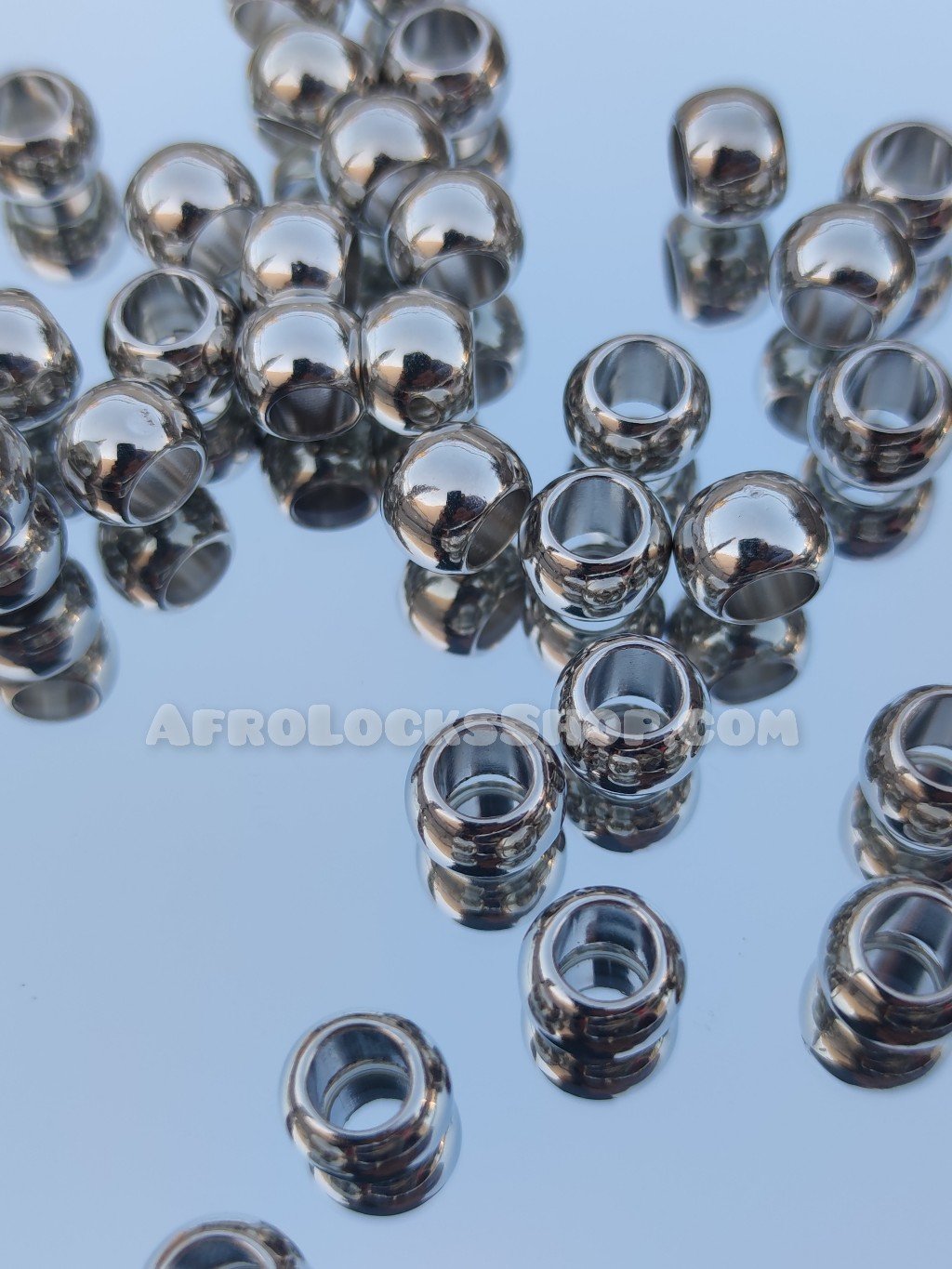 Lot de jolies perles pour dreadlocks couleur argenté ou doré spéciales cheveux-SQ7555219