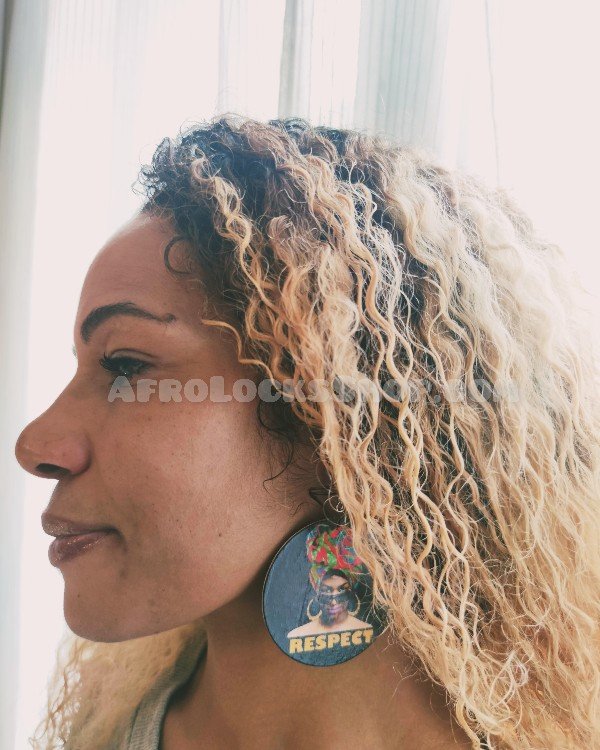 Boucles d'oreilles respect femme au turban