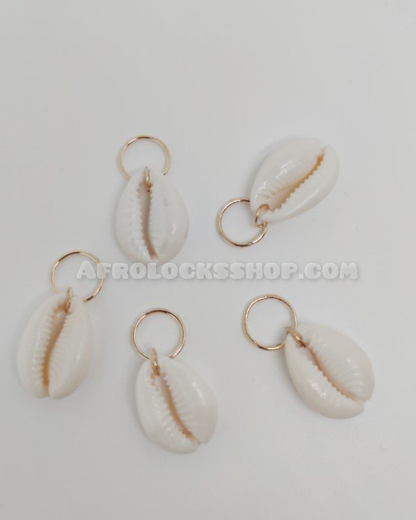 Lot de 5 gros cauris bijoux à cheveux