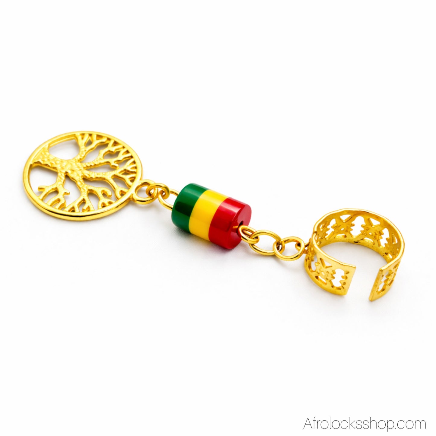 Bijou arbre de vie rasta pour cheveux