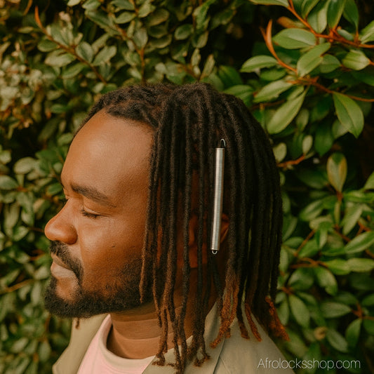 Lot de 2 bijoux spirales longues pour locks – doré ou argenté – 11 à 15 cm – trou 9 mm 🌀