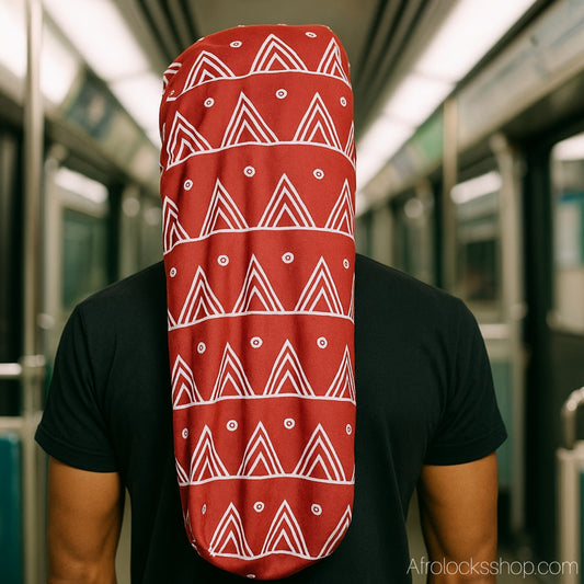 Bonnet tube extensible imprimé wax – 70 cm ou 100 cm – spécial locks & tresses longues 🌙✨