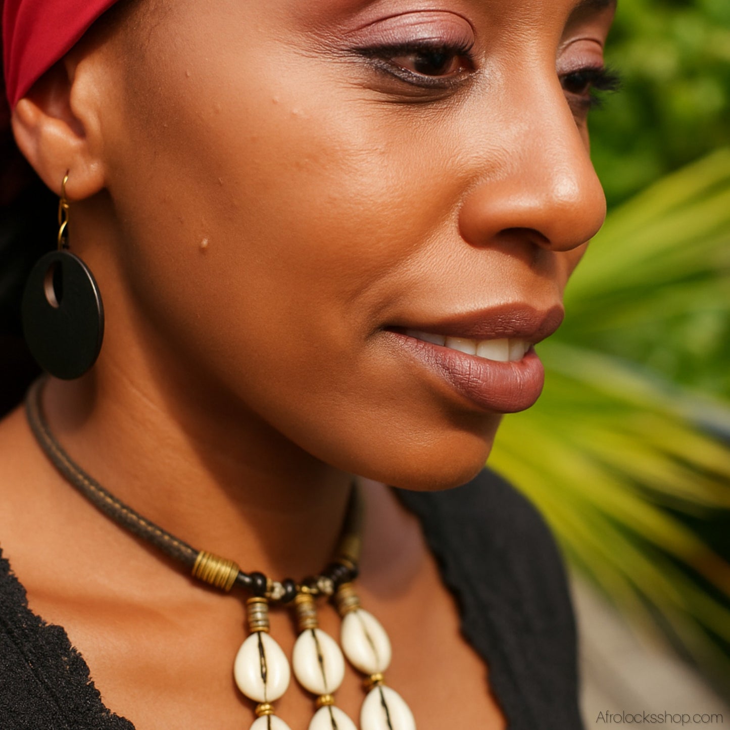 🌊 Collier à cauris – fabrication artisanale Kenya