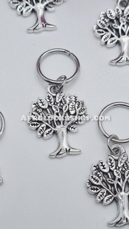 Ensemble de 5 bijoux breloques arbre de vie pour cheveux tresses locks
