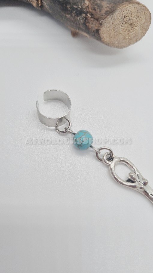 Bijou cheveux locks Artemis femme déesse de la fertilité porte-bonheur