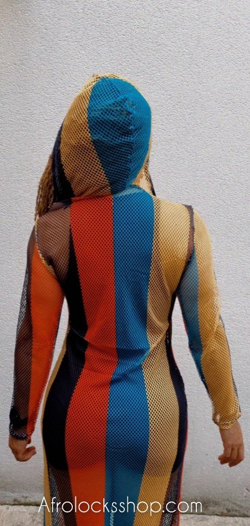 Robe rasta longue avec capuche-SQ8741558