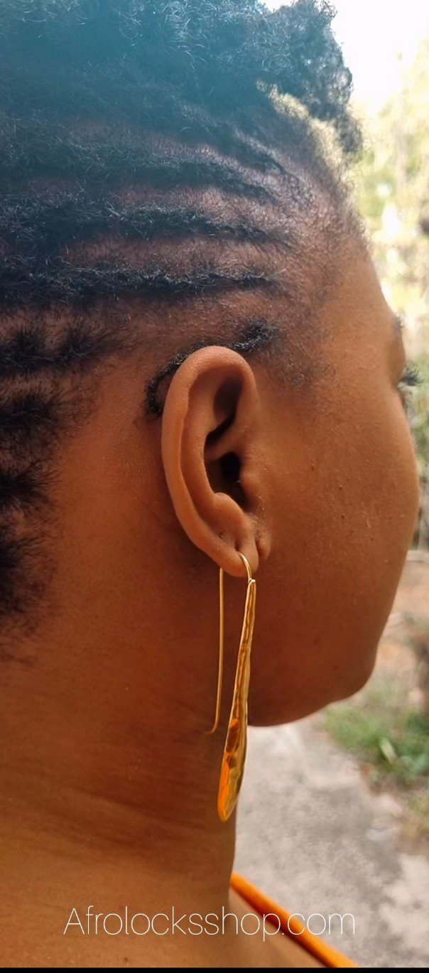 Boucles d'oreilles pendantes africaines
