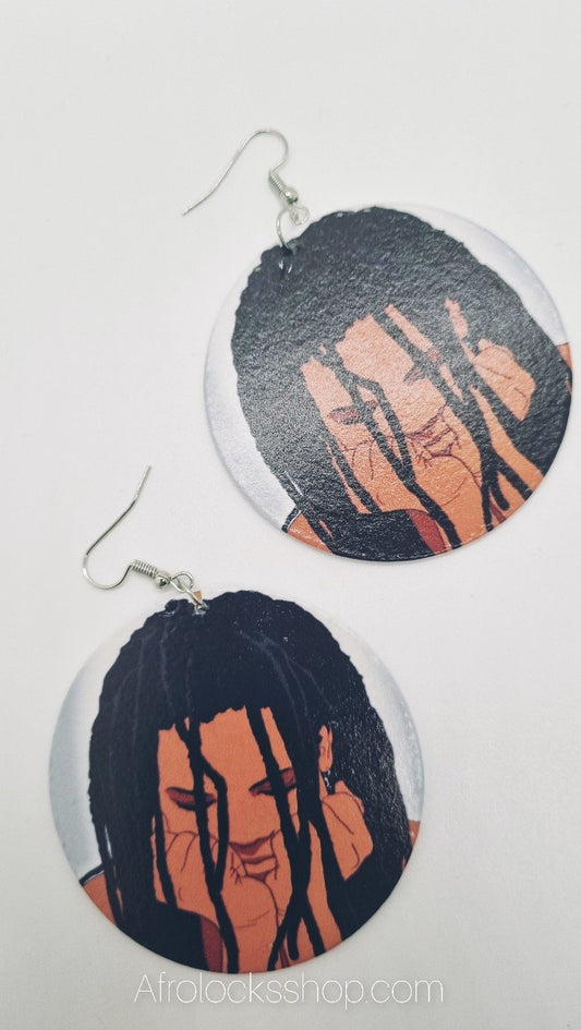 Boucles d'oreilles locksée