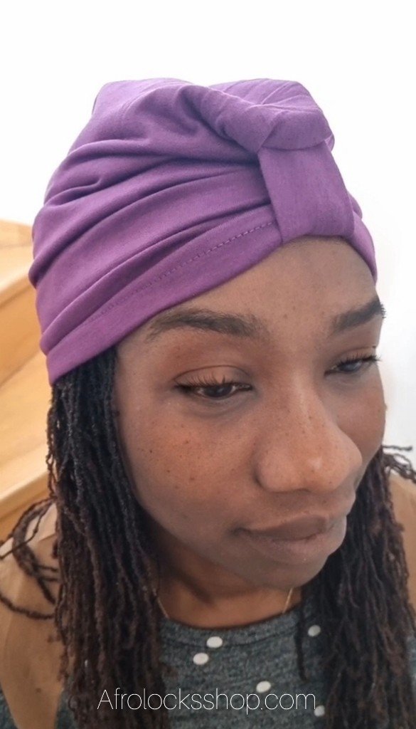 Bonnet turban intérieur satiné-SQ6983280