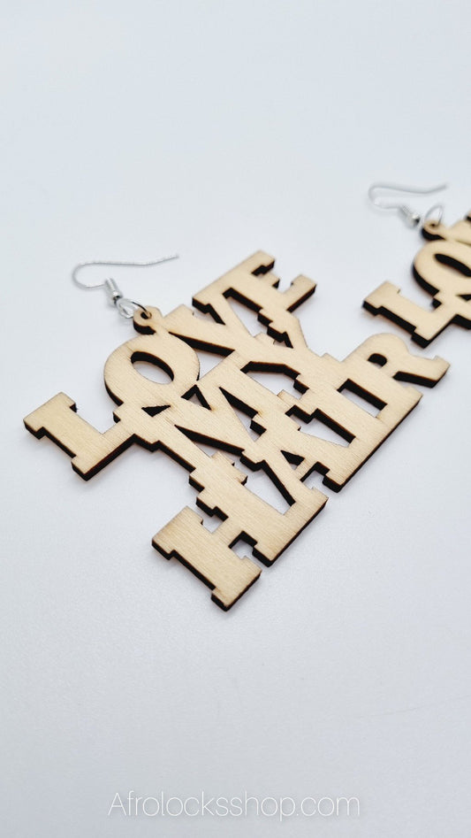 Boucles d'oreilles love my hair