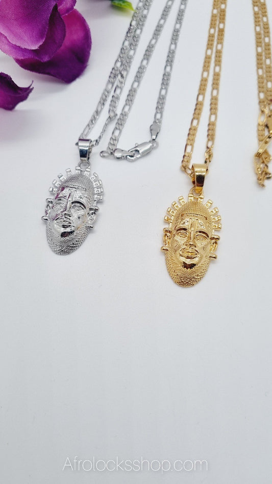 Bijou chaîne couleur or reine africaine Idia-SQ7551452