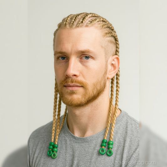 Lot 100 perles vertes anneau 14 mm (trou 7 mm) – DIY bijoux, locks & tresses 💚