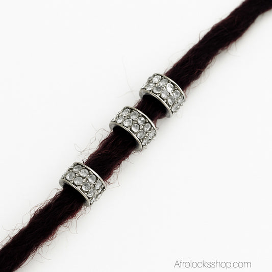 Perles Strass 5×7 mm (trou 2 mm) – Lot de 20 ✨ Doré ou Argenté