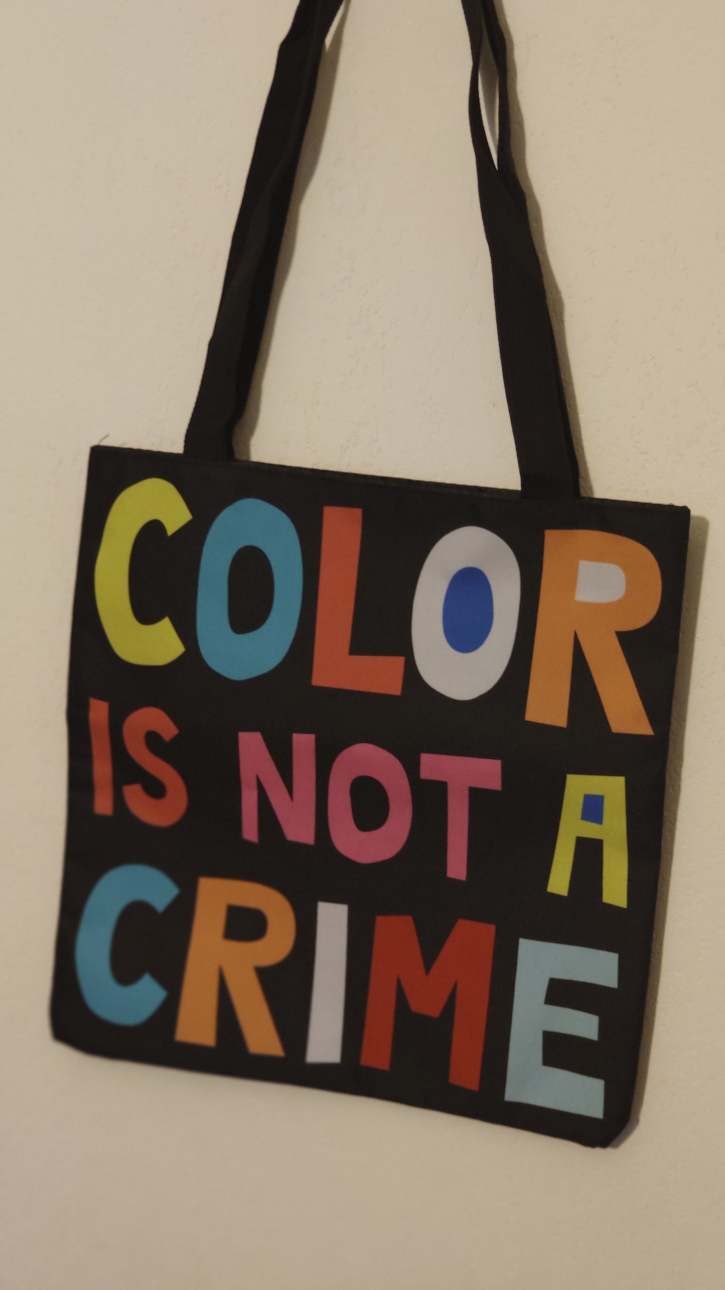 Afro college tote bag - sac black lives matter I can't breath natural hair queen-SQ6518831