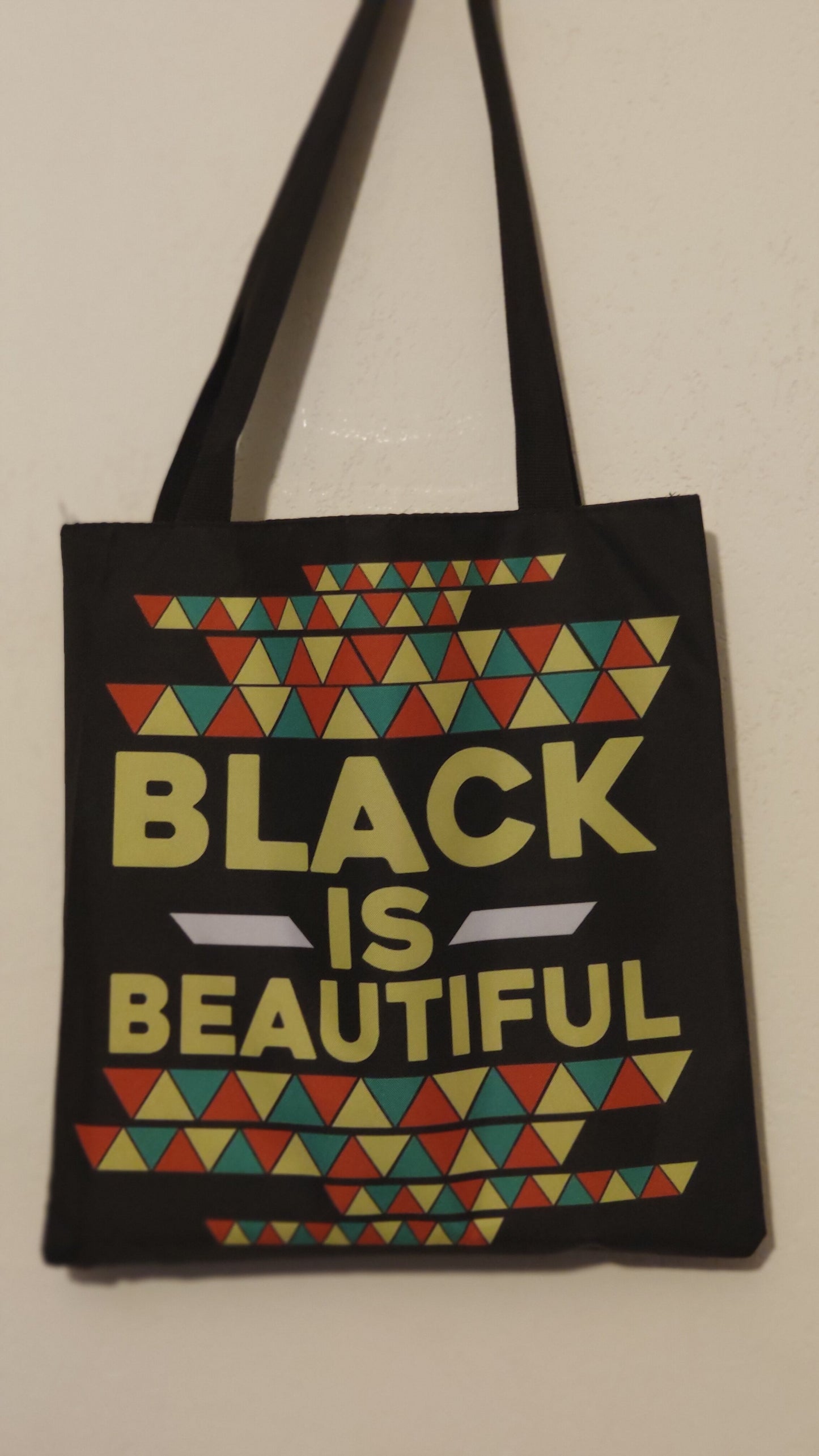 Afro college tote bag - sac black lives matter I can't breath natural hair queen-SQ6518831