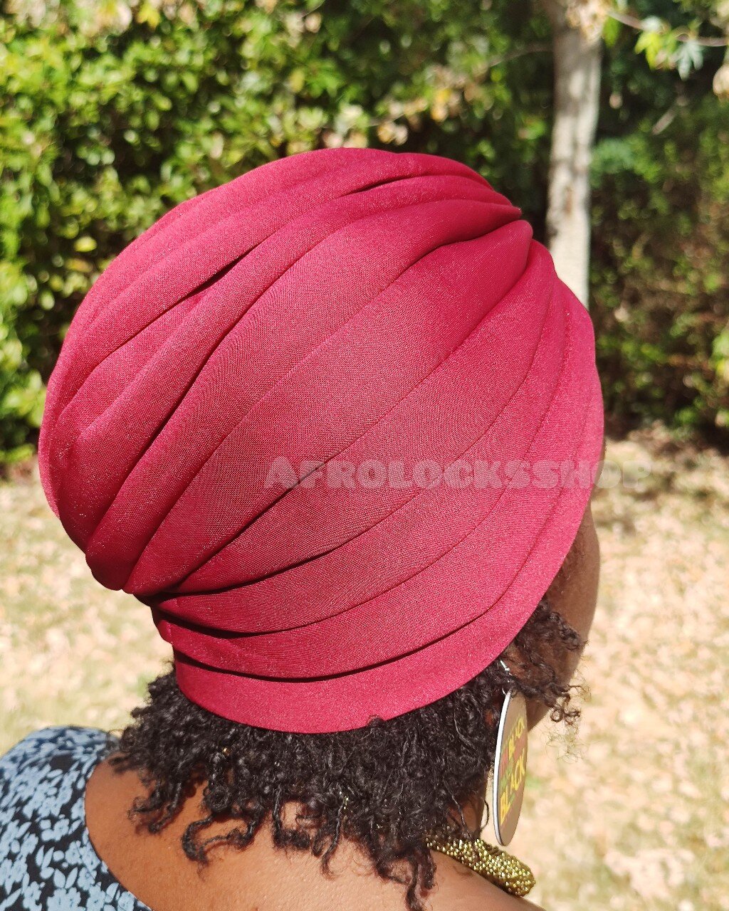 Bonnet plissé rétro pin up-SQ8041110