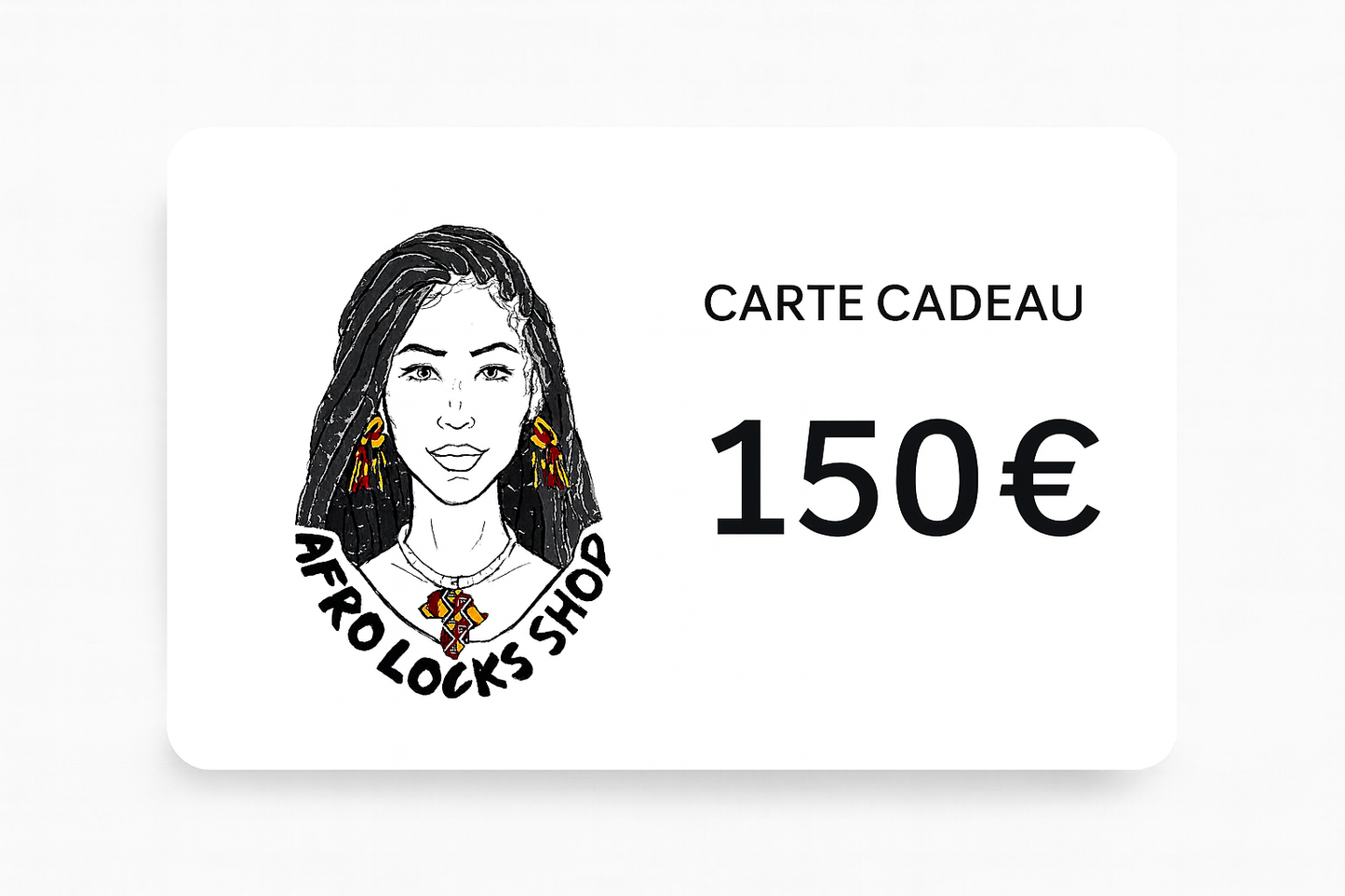 Carte-cadeau Afro Locks Shop – Offrez un cadeau 🎁 unique et plein de sens pour les fans de locks ou d'accessoires ✨