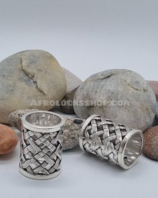 2x très gros bijou cheveux antique viking dreadlocks en laiton