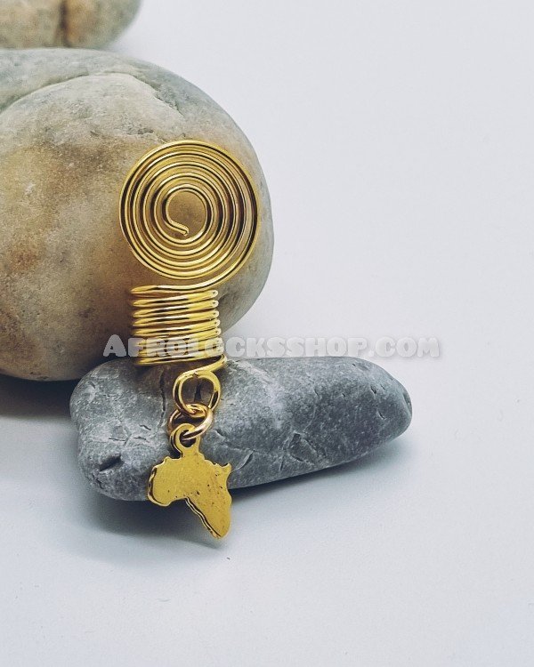 Spirale décoration carte Afrique dreadlocks tresses