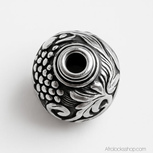 gros plan sur le trou de la perle budda speciale fines locks