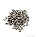 100-perles-microlocks-sisterlocks-argent - Afro Locks Shop