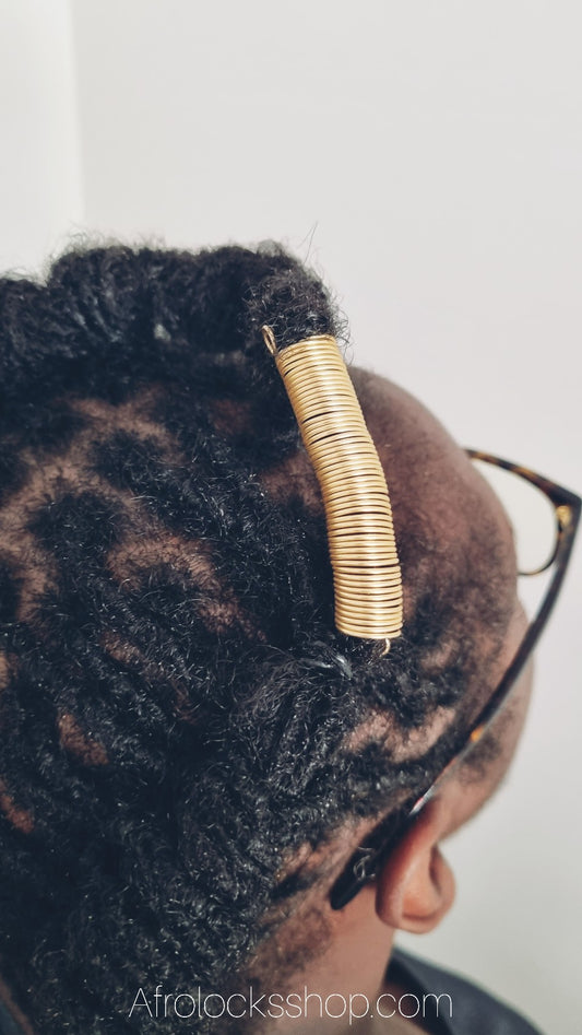 Set de bijoux tresses / locks spirale 3 cauris