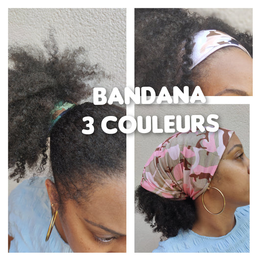 Bandana turban camouflage - army chaussette tube locks cheveux naturels afro urbain-SQ4448244