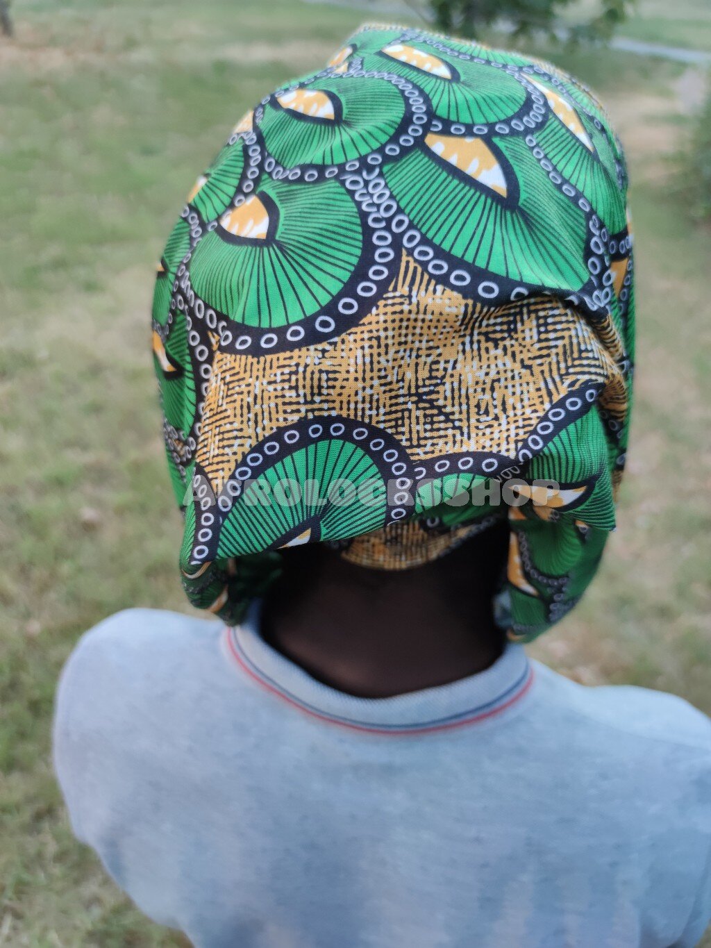 Tour de cou turban boboshanti - protection locks contre les mauvaises énergies-SQ7597541