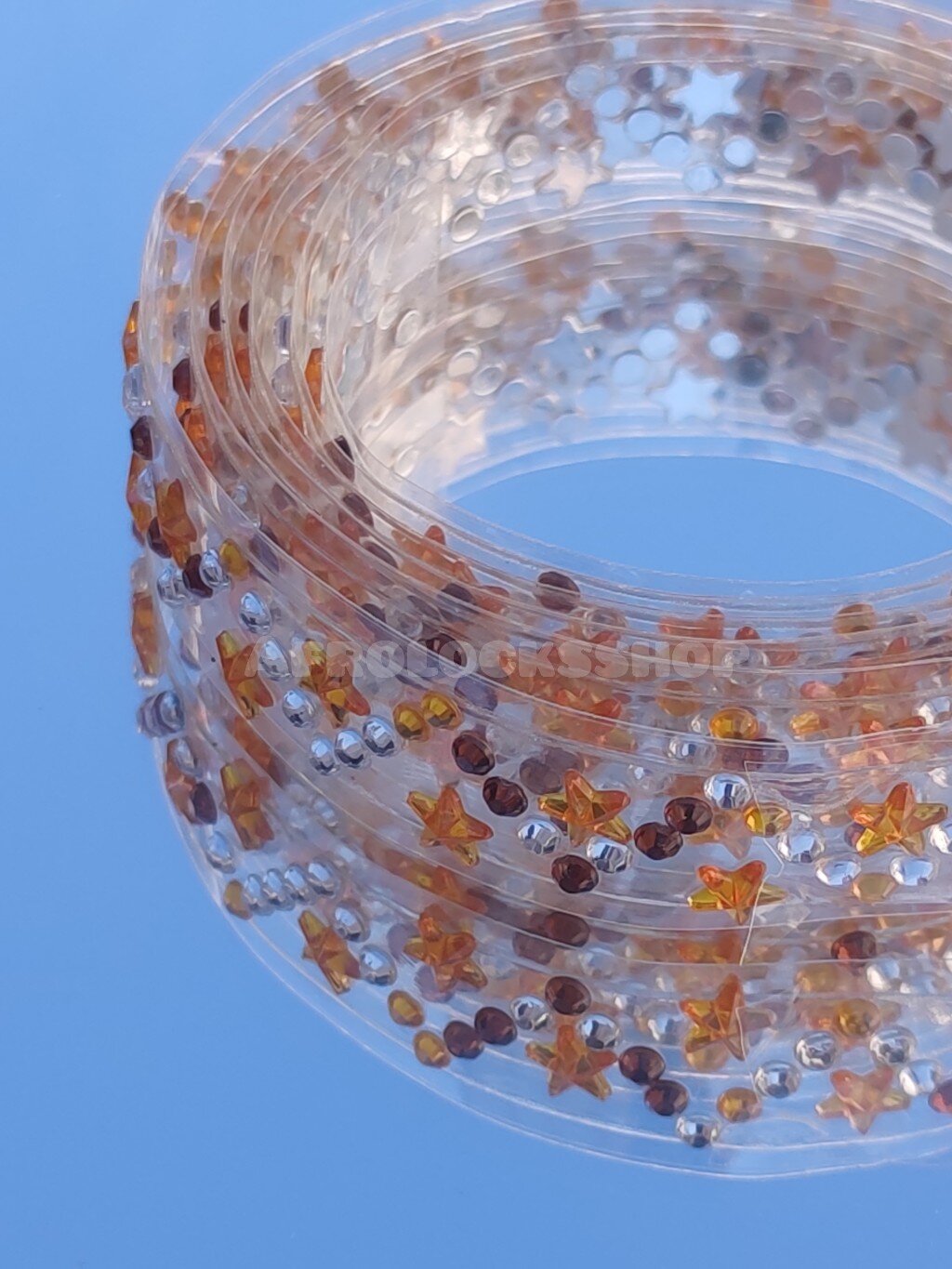 Diamond tape - ruban adhésif décoratif multicolore accessoire coiffure locs-SQ9777586