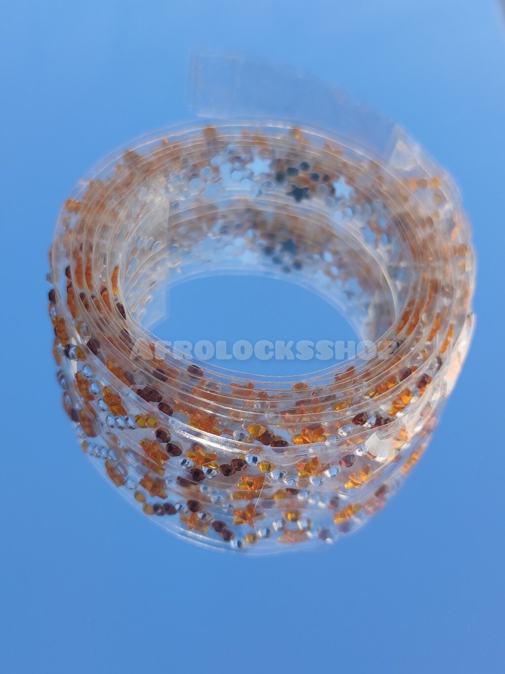 Diamond tape - ruban adhésif décoratif multicolore accessoire coiffure locs-SQ9777586