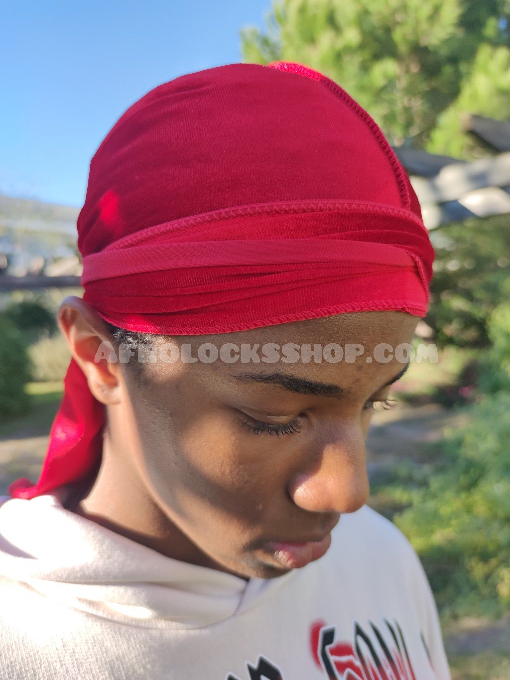 Durag en velours plusieurs couleurs-SQ9466253