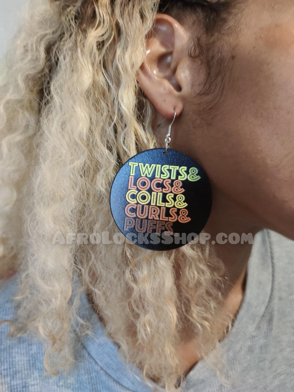 Boucles d'oreilles twists & locs & coils & curls & puffs