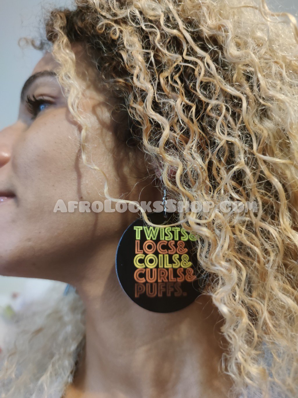 Boucles d'oreilles twists & locs & coils & curls & puffs