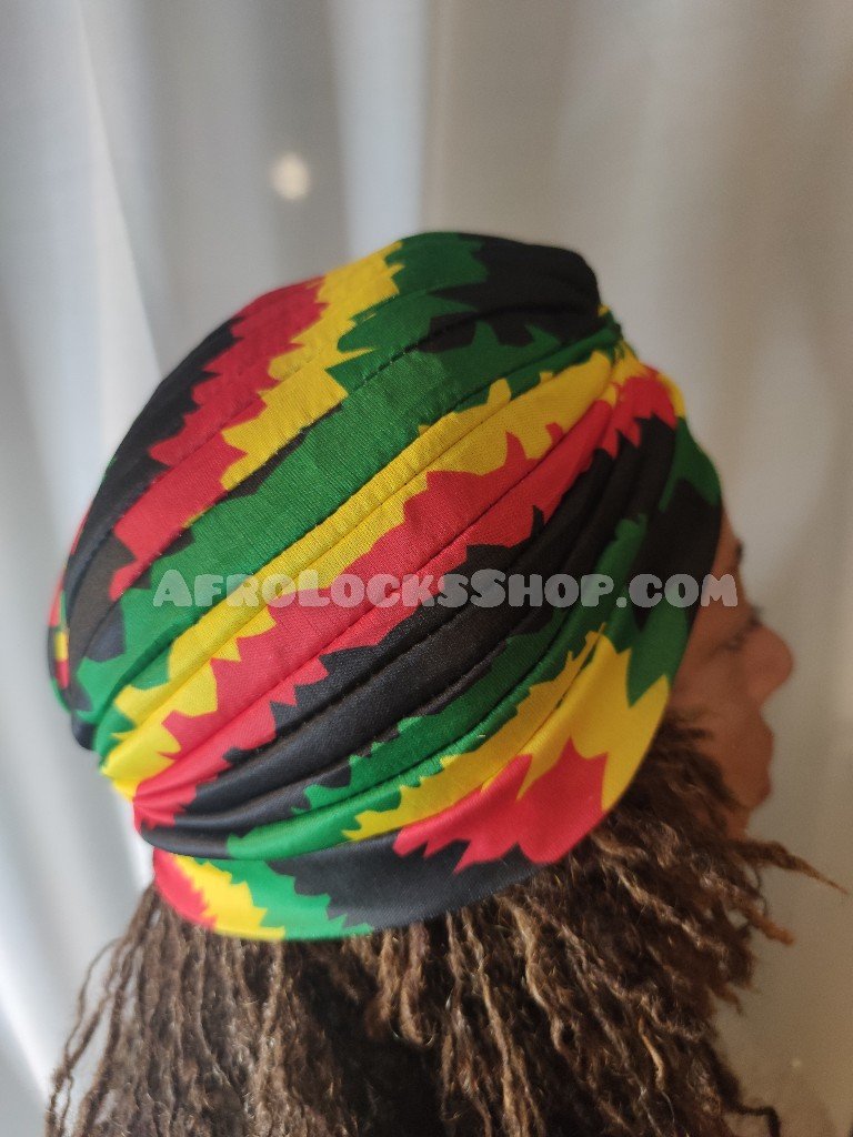 Bonnet rasta léger type dastar