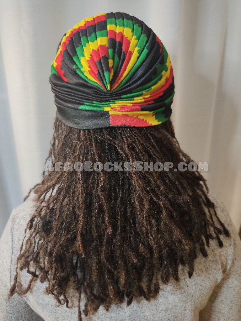 Bonnet rasta léger type dastar