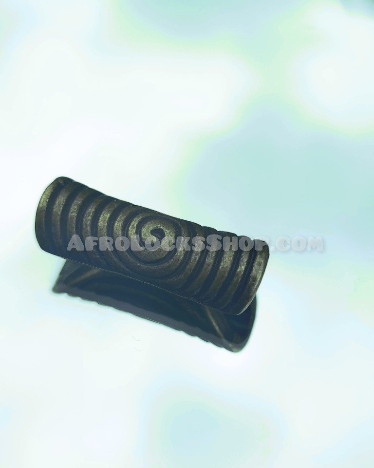 Anneaux dreads barbe viking runes couleur bronze