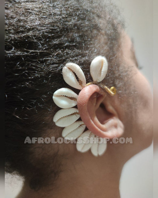 Oreillette cauri boucle d'oreille boho ethnique