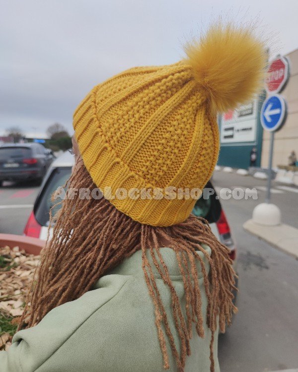 Bonnet de ski doublure en satin coloré et chaud-SQ9794142