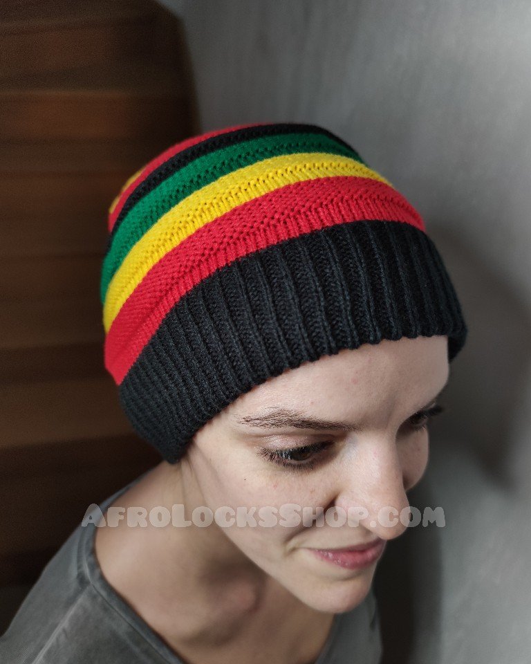 Bonnet rasta jamaïque couleurs reggae