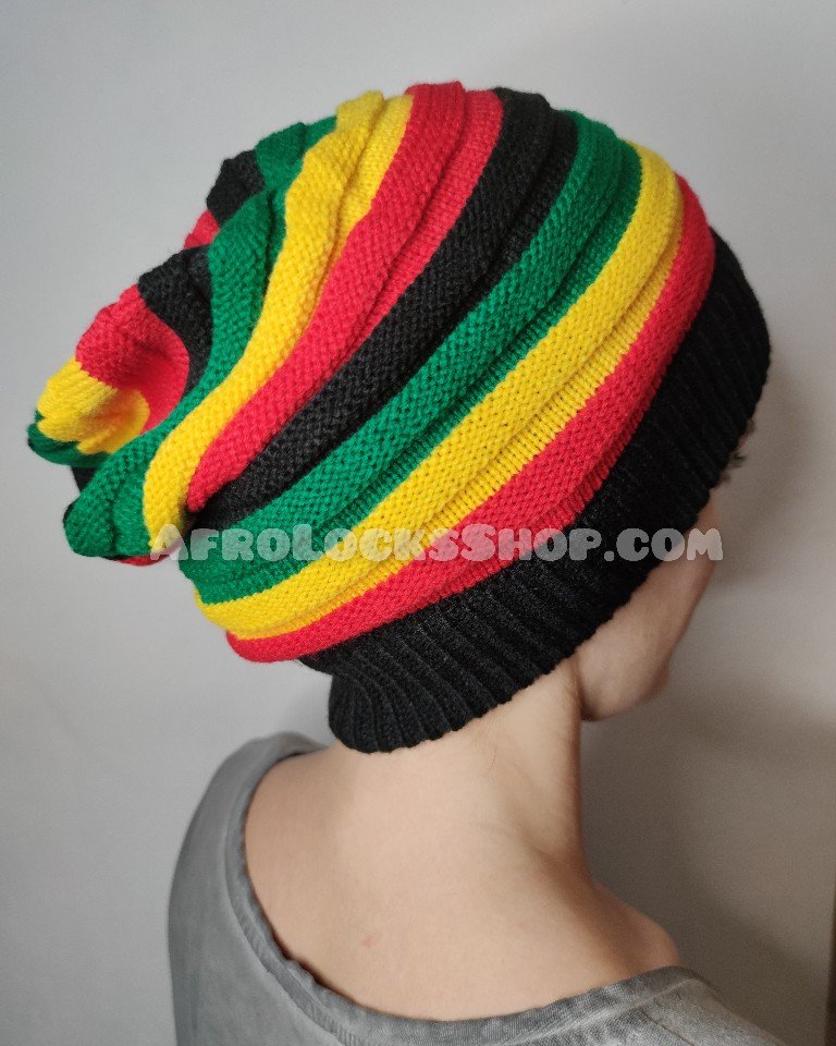 Bonnet rasta jamaïque couleurs reggae