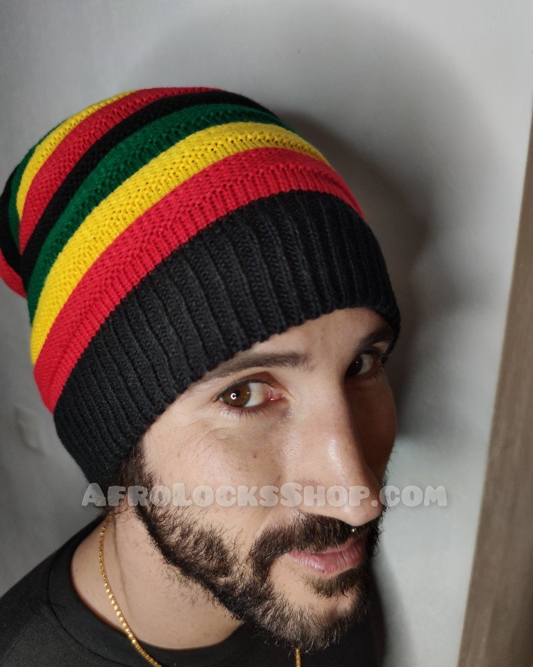 Bonnet rasta jamaïque couleurs reggae