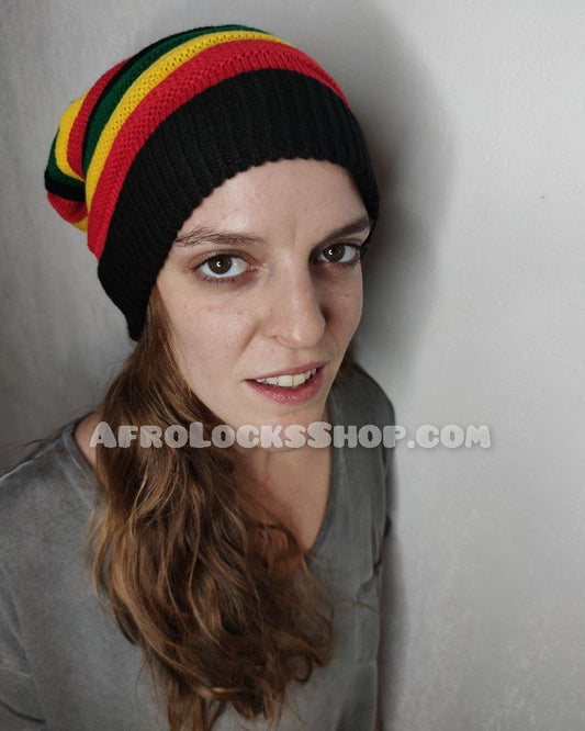Bonnet rasta jamaïque couleurs reggae