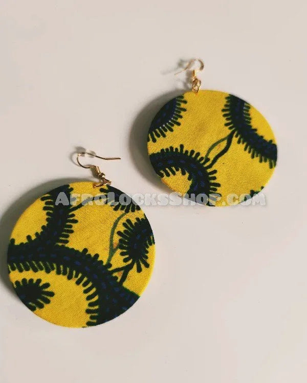 Boucles D'oreilles Afrocentriques En Bois Noir - Neuf Avec étiquettes - Style éduqué Et Conscient