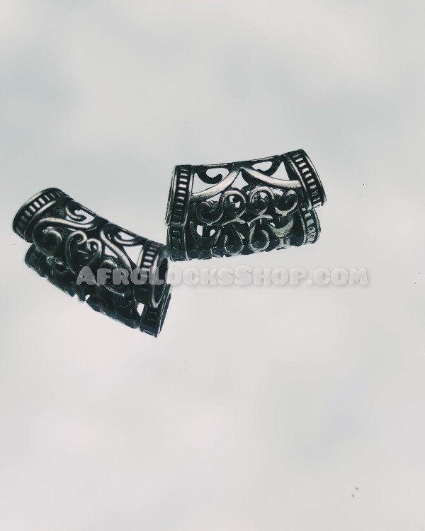 Lot de 2 x bijou tube cheveux et barbe viking