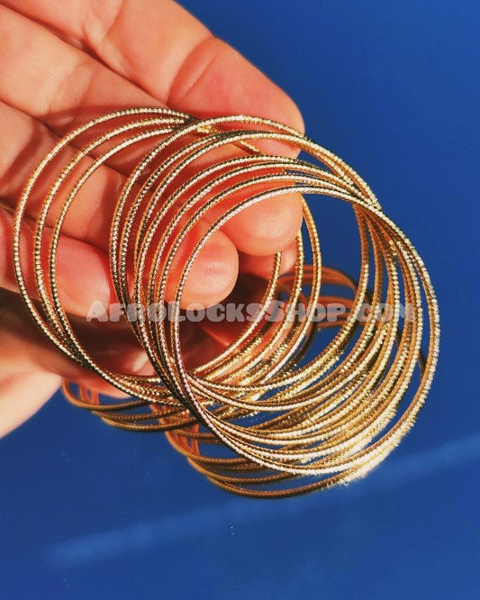 Lot de joncs plaqué or bracelet anneau décoration-SQ9205921