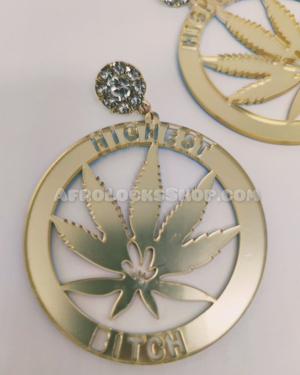 Boucles d'oreilles rasta the highest