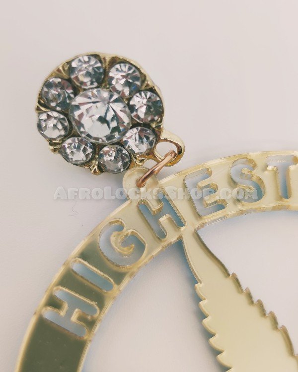 Boucles d'oreilles rasta the highest