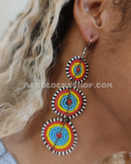 Boucles d'oreilles tribales issues du commerce équitable