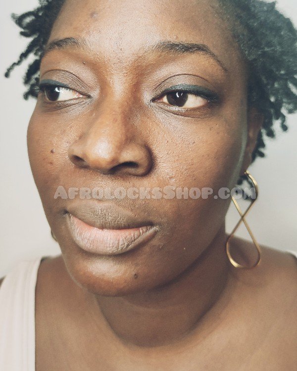 Boucles d'oreilles pendantes signe infini acier inoxydable